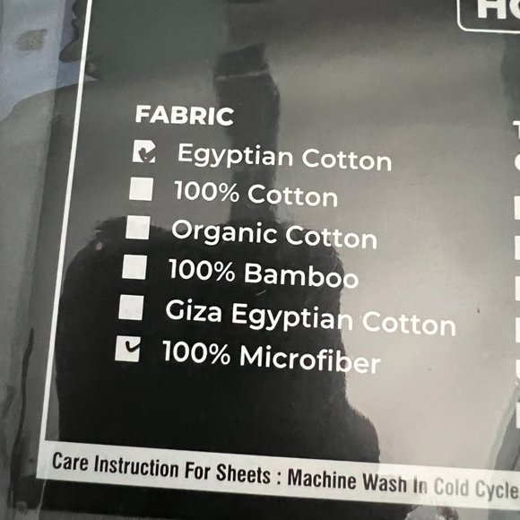 Egyptian Cotton‎ Microfiber Gray Hospital Bed Sheet Set - Picture 2 of 5